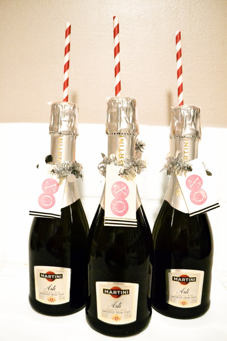 mini champagne bottles