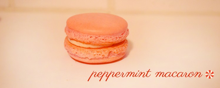 peppermint macaron
