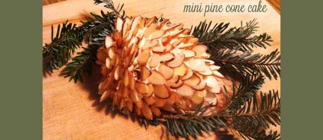 pine cone cake