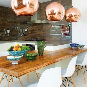 Tom Dixon copper shades