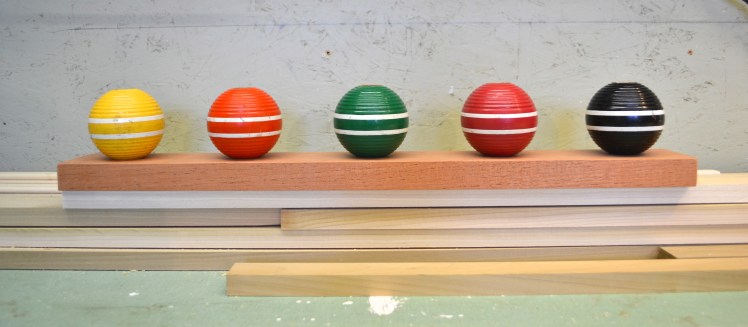 croquet ball centerpiece