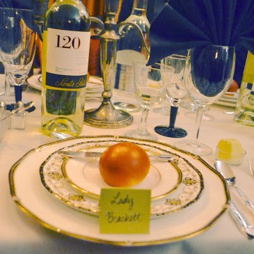 Downton Abbey dinner menu