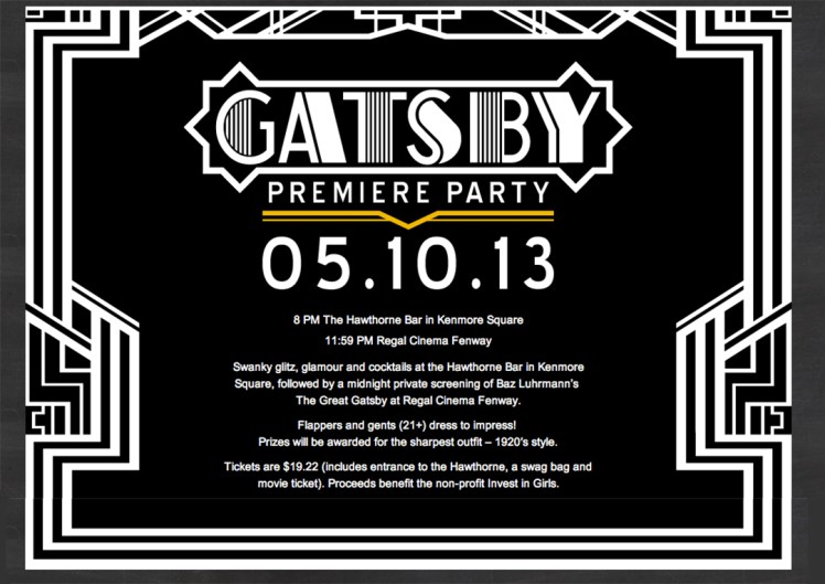 Gatsby Premiere Party