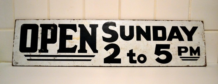 vintage wooden sign