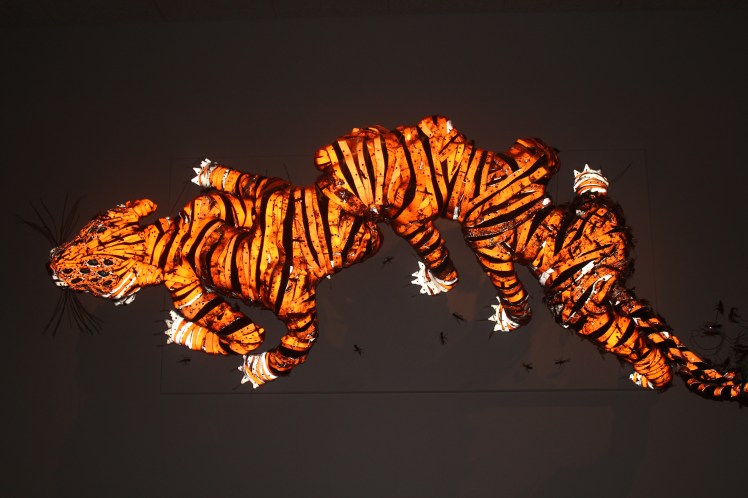 glowing tiger
