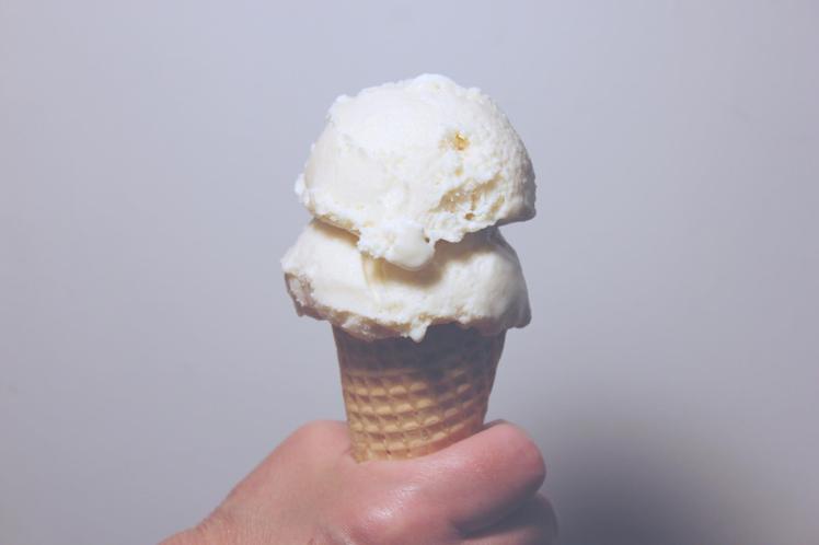 malted vanilla ice cream