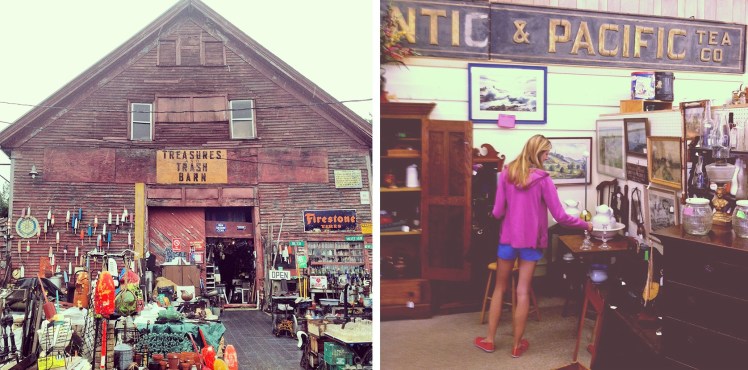 Antique shopping in Maine