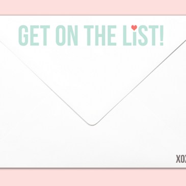 mailing list sign-up