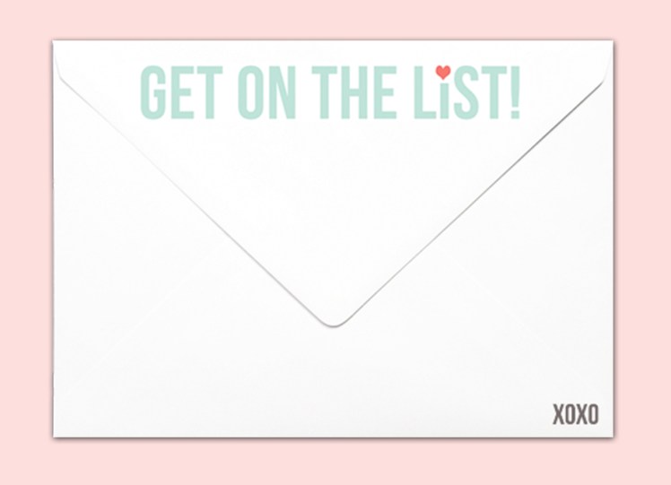 mailing list sign-up