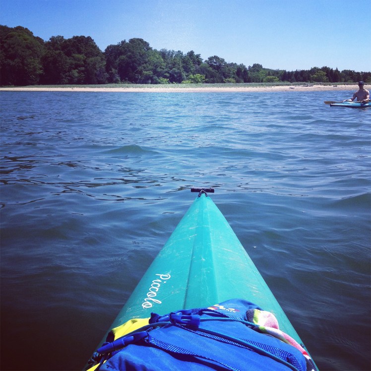 kayaking Kingston bay
