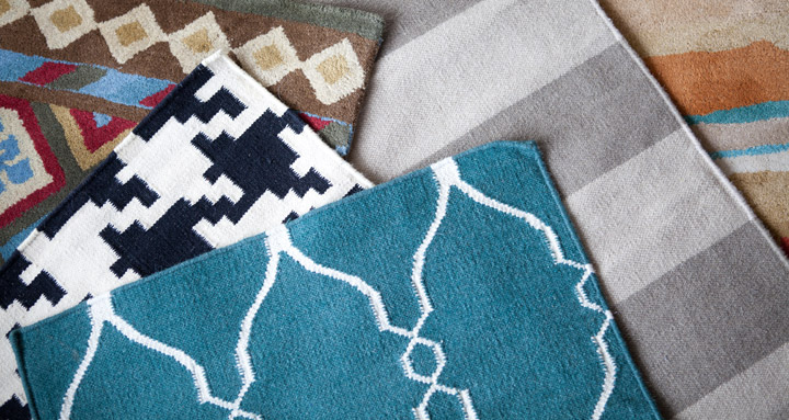 layered rugs