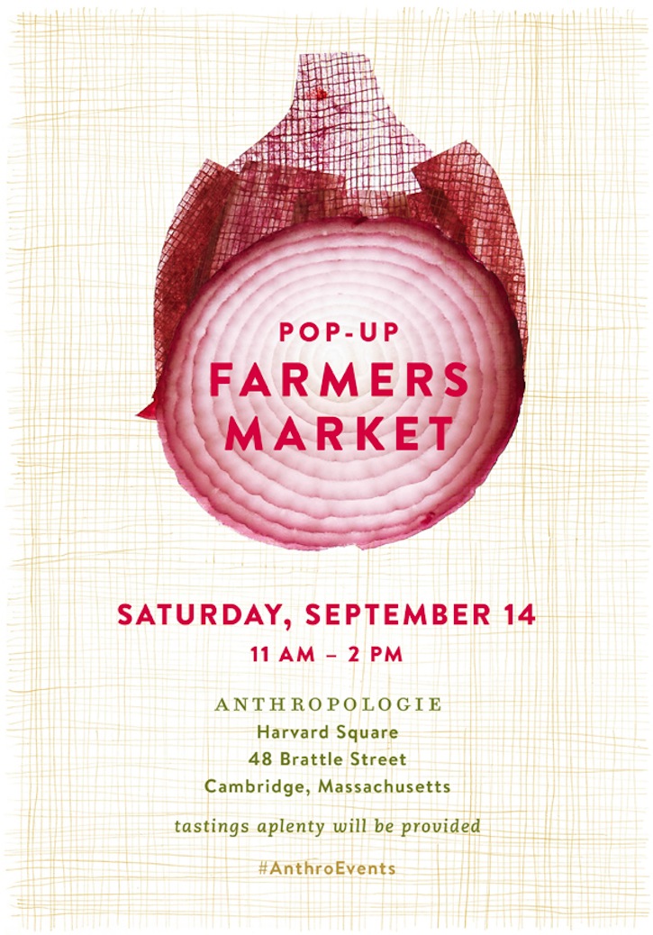 Anthropologie Farmers Market pop up