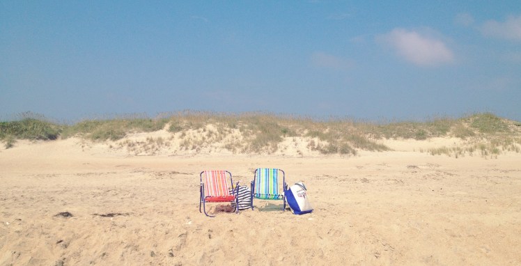 beach chairs