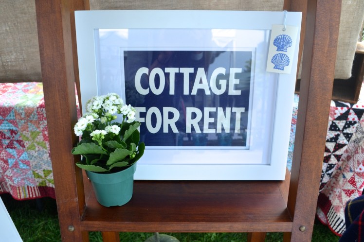 cottage for rent sign