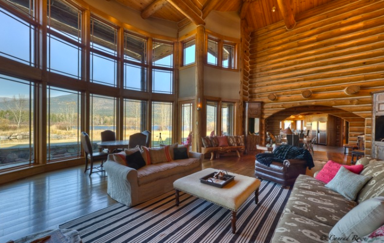 Montana cabin inside