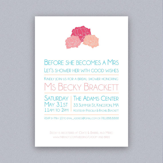 Bridal Shower invite