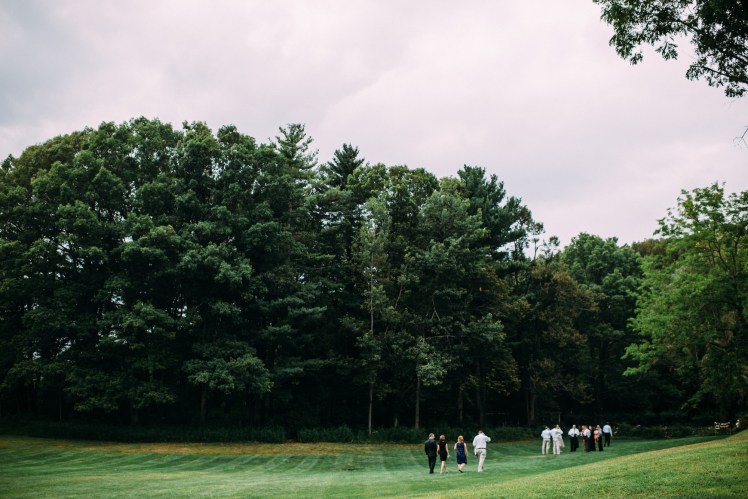 guests going to the ceremony