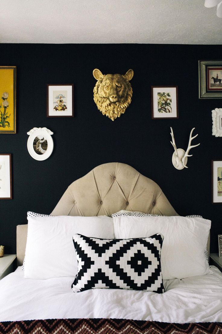 decorating with dark paint