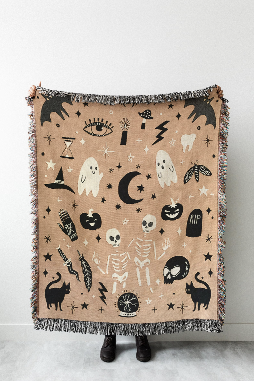 Cute Halloween Throw Blanket